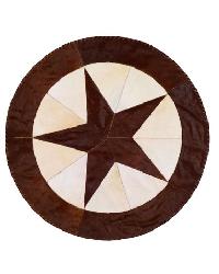 5 Point Star Brown White Brown/White